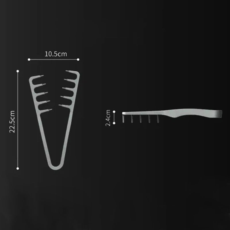 🔥Texture Comb, 2026 Upgrade Volumizing Comb, 1/2PCS Volumizing Wide-Tooth Hair Styling Comb, Foundation Capacity Apparatus Maximum Lift Roots Volume Tool, Bangs Seam Grooming Accessory for Women Men