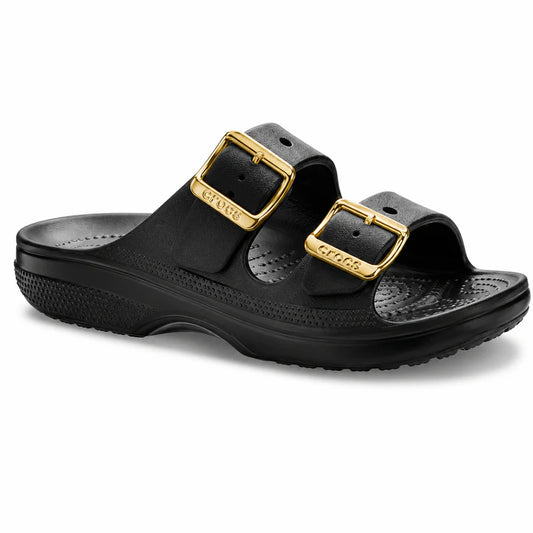 Metallic Buckle Saturday Sandal