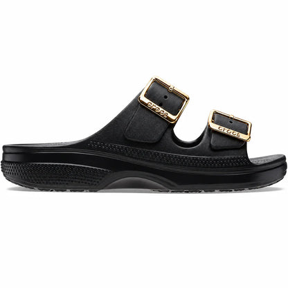 Metallic Buckle Saturday Sandal