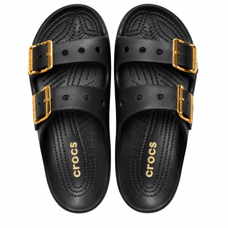 Metallic Buckle Saturday Sandal