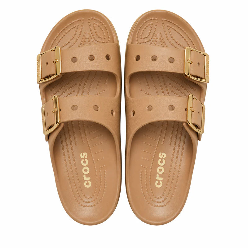 Metallic Buckle Saturday Sandal