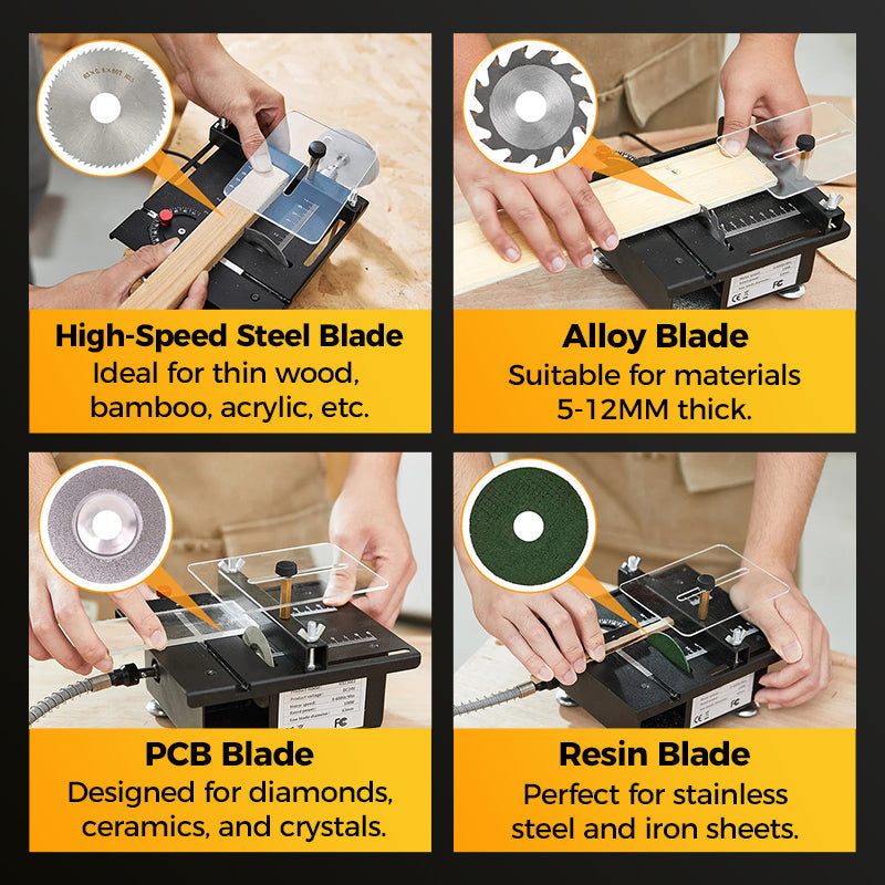 💥Super low price⏰Multifunctional Mini Precision Table Saw