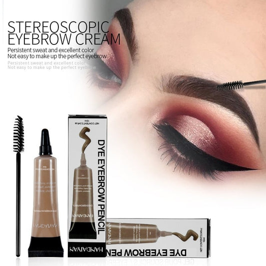 💕 Last Day Buy 1 Get 1 Free 💕Long-lasting Waterproof Smudge-proof Liquid Eyebrow Gel/Tint(With Free Brush)