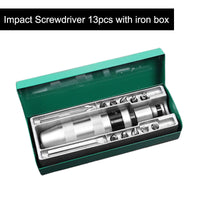Impact Screwdriver 13pcs with iron box