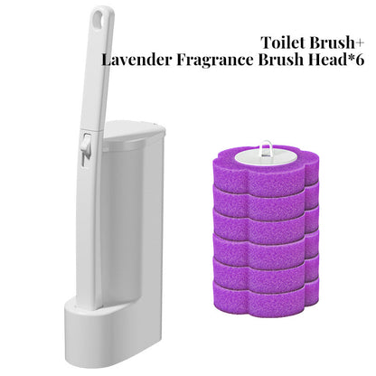 🎉Disposable Toilet Brush with Storage Holder