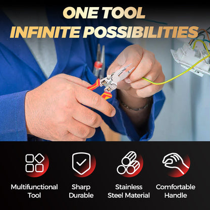 🔥2025 HOT SALE  50% OFF🔥 New🔥8-In-1 Wire Stripper with Voltage Tester🚀