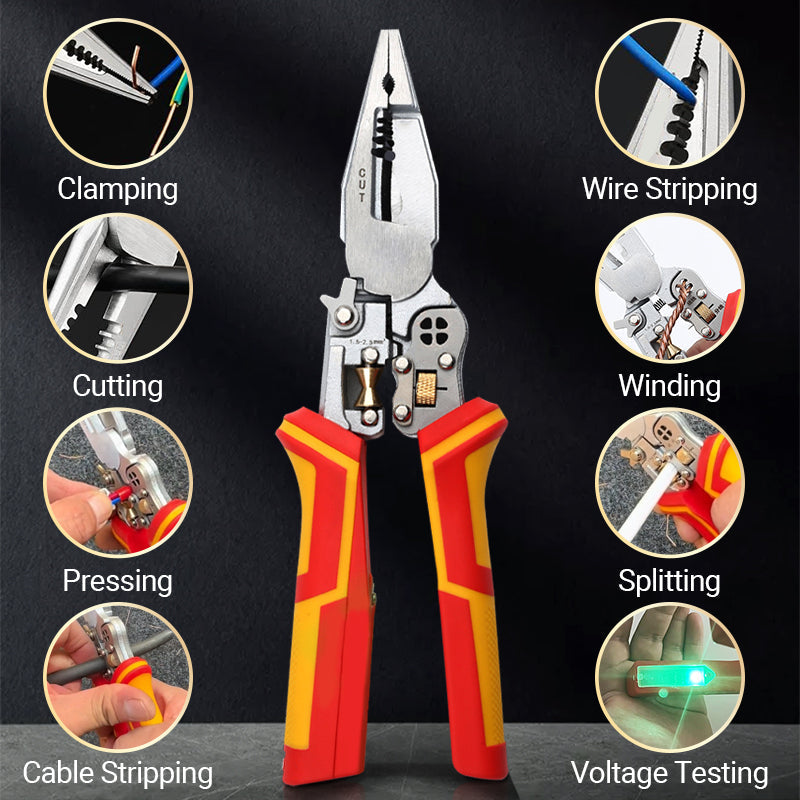 🔥2025 HOT SALE  50% OFF🔥 New🔥8-In-1 Wire Stripper with Voltage Tester🚀