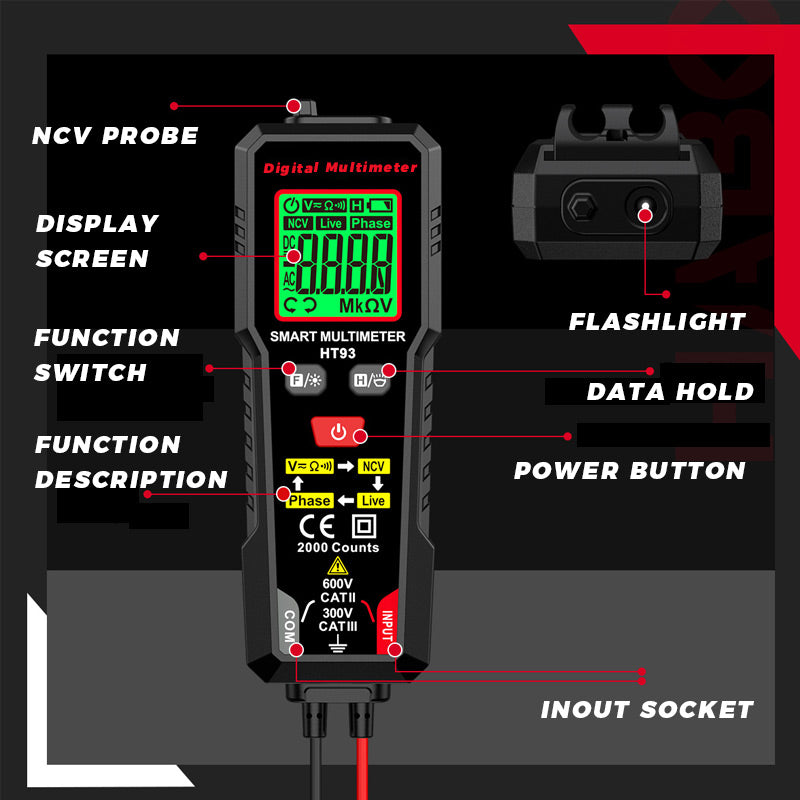 🔥Hot Sale🔥 Digital smart multimeter