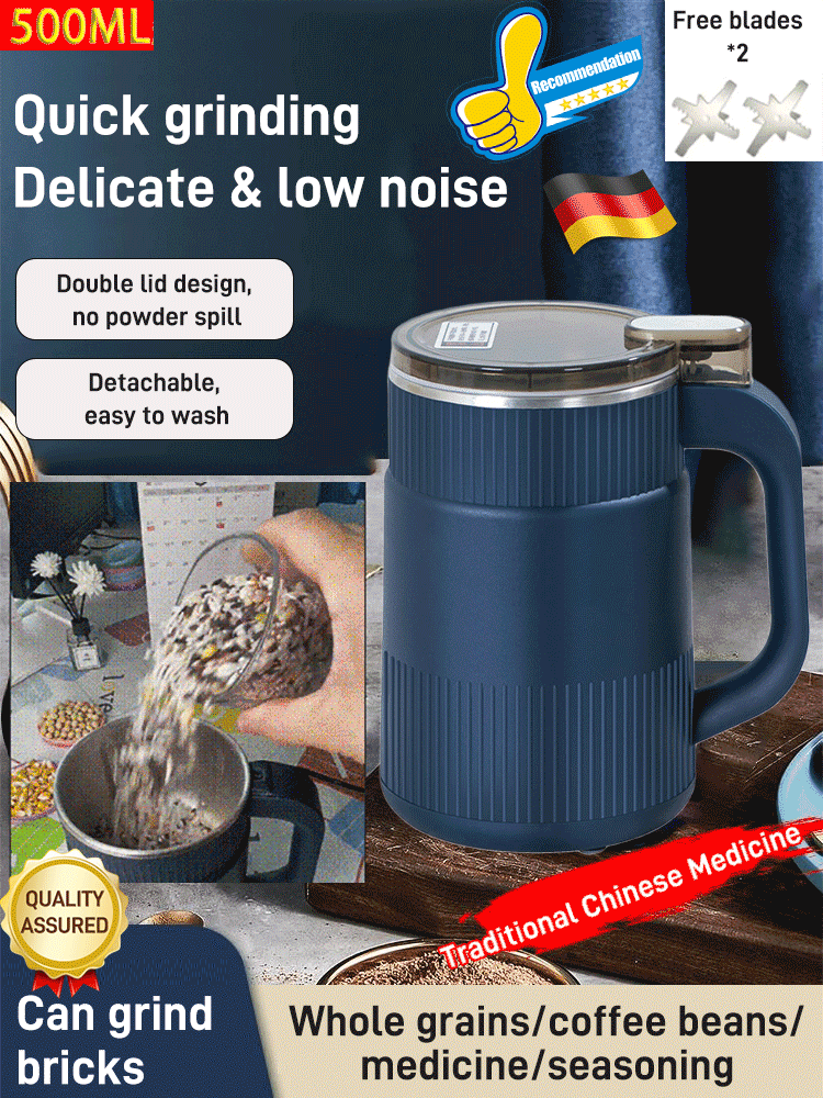 🔥 Hot Sale 50% OFF 🔥Electric Grinding Cup – High-Speed, Large Capacity & Powerful Crushing 🍚📦