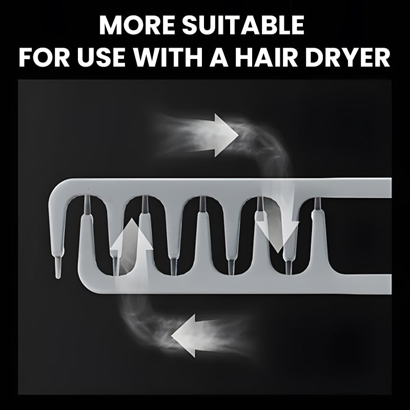 🔥Texture Comb, 2026 Upgrade Volumizing Comb, 1/2PCS Volumizing Wide-Tooth Hair Styling Comb, Foundation Capacity Apparatus Maximum Lift Roots Volume Tool, Bangs Seam Grooming Accessory for Women Men