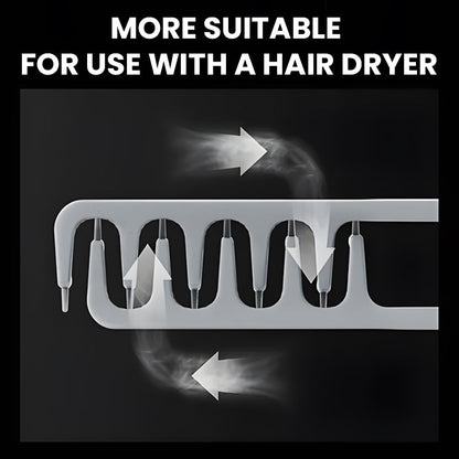 🔥Texture Comb, 2026 Upgrade Volumizing Comb, 1/2PCS Volumizing Wide-Tooth Hair Styling Comb, Foundation Capacity Apparatus Maximum Lift Roots Volume Tool, Bangs Seam Grooming Accessory for Women Men