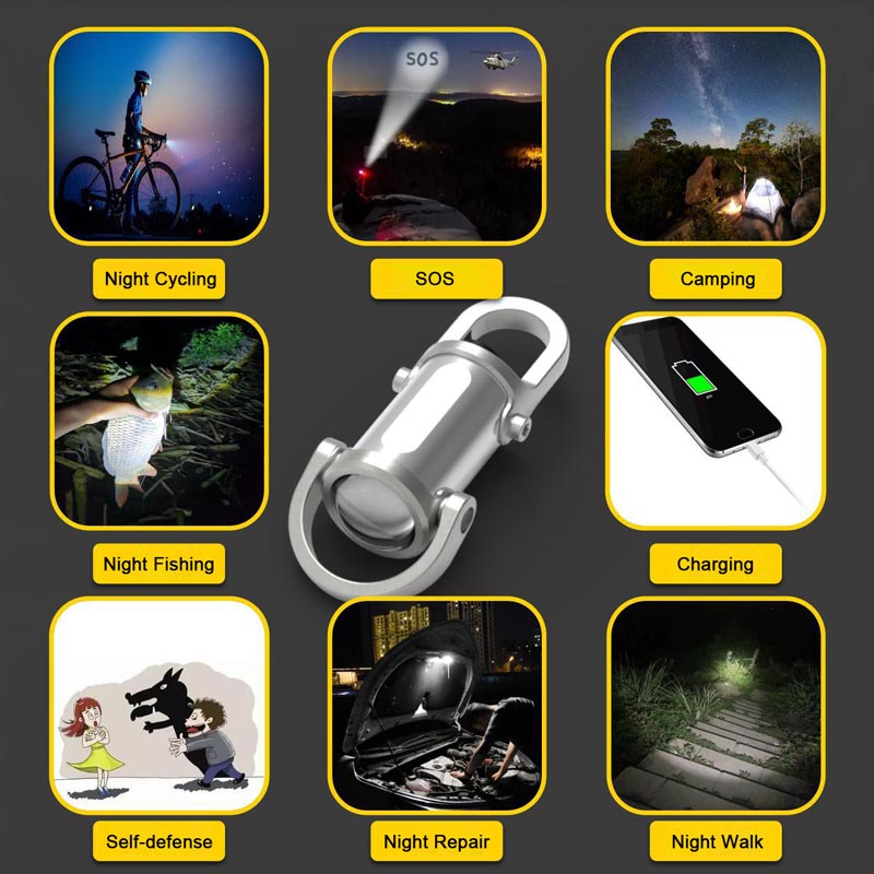 🎁Buy 1 Get 1 Free✨ 1200-Lumen Ultra-Bright Mini Keychain Flashlight—Your Ultimate Everyday Essential! ✨