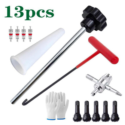 ✨🔥Quick Change Car Tire Valve Tool Kit