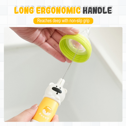 ✨4-in-1 Silicone Bottle Cleaning Brush with Long Handle